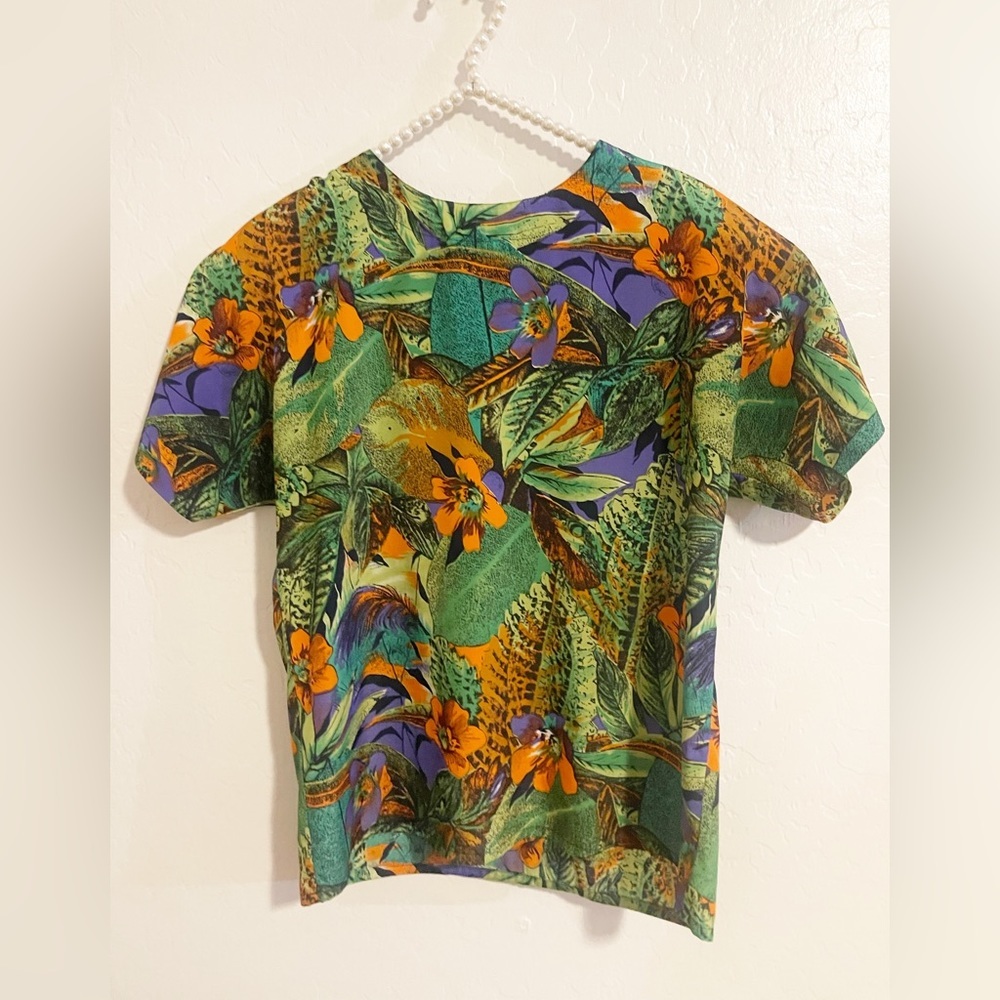 Nicola Vintage Floral Blouse Size S